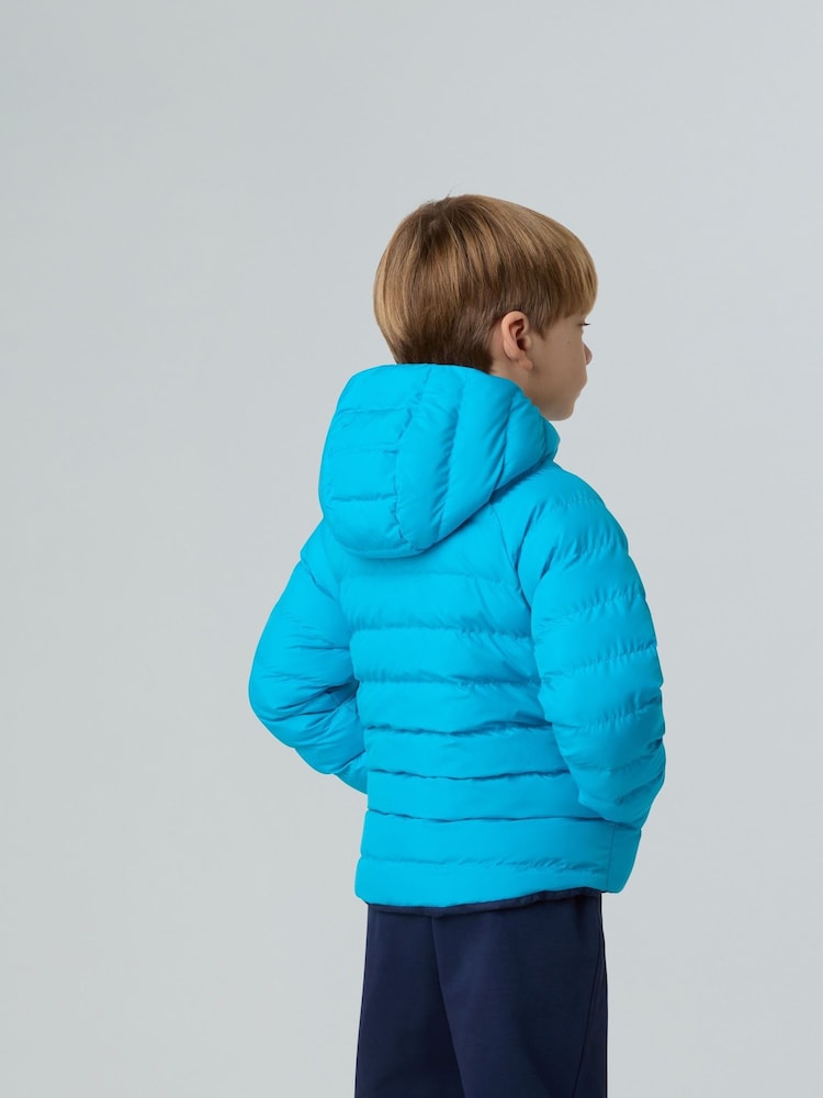 The North Face Blue Reversible Perrito Hooded Jacket - Image 2 of 8