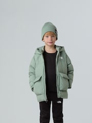 The North Face Green Down Fleece Lined Insulated Parka Jacket - Image 3 of 6