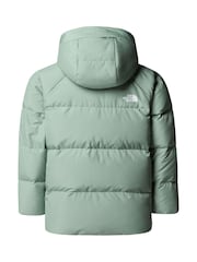 The North Face Green Down Fleece Lined Insulated Parka Jacket - Image 6 of 6