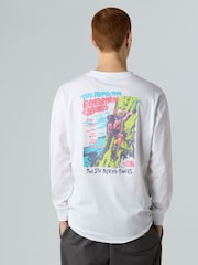 The North Face White Expedition Long Sleeve Oversized T-Shirt - Image 2 of 5