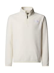 The North Face White Glacier Teen Quarter Zip Pullover Fleece - Image 4 of 5