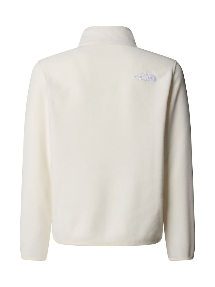 The North Face White Glacier Teen Quarter Zip Pullover Fleece - Image 5 of 5 The North Face White Glacier Teen Quarter Zip Pullover Fleece - Image 5 of 5