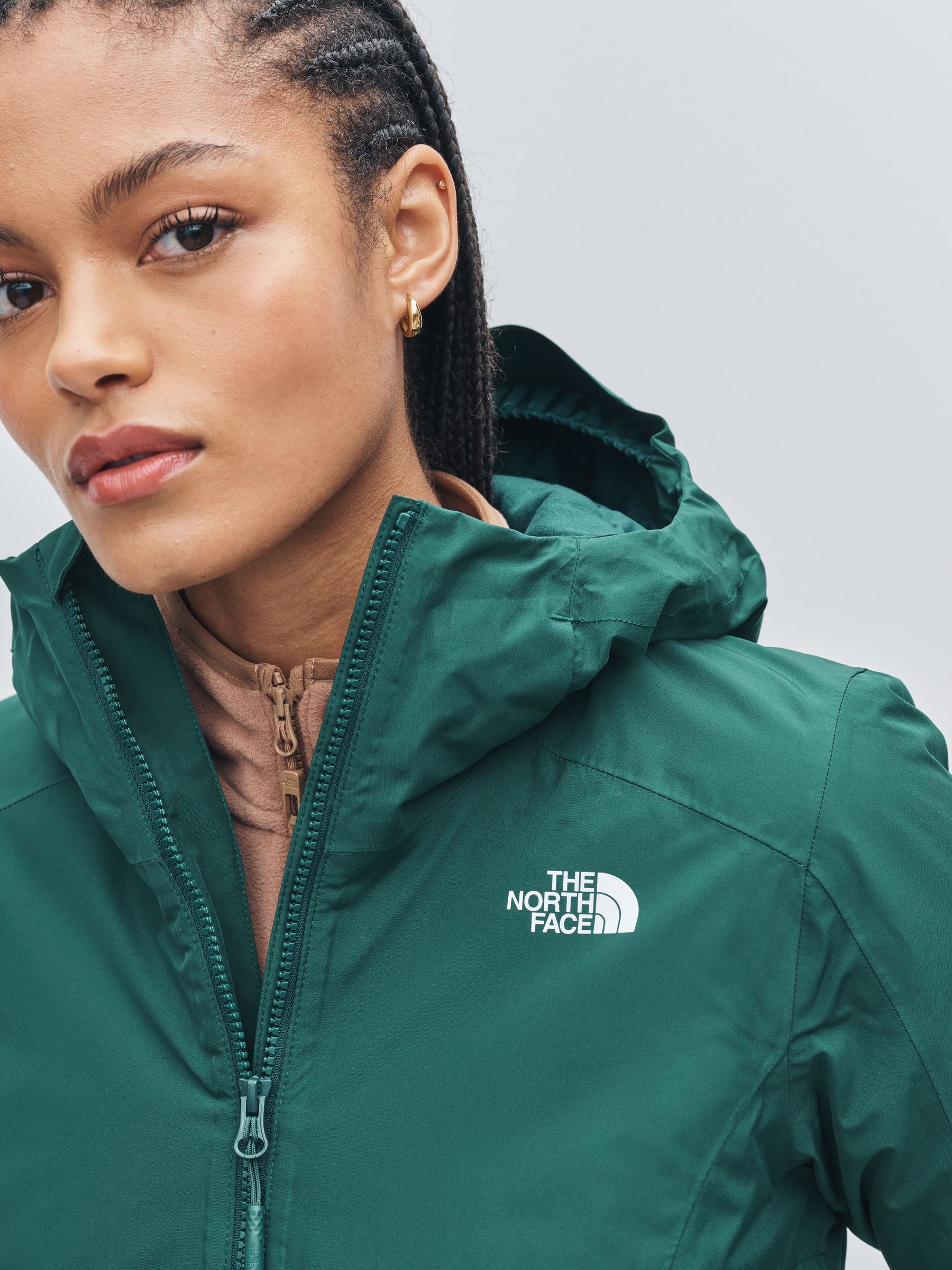 Buy The North Face Green Hikesteller Insulated Parka Jacket from