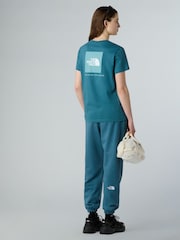 The North Face Blue W Short Sleeve Box Nse Relaxed T-Shirt - Image 3 of 5