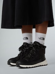 The North Face Black Thermoball Luxe Lace Up Snow Boots - Image 1 of 1