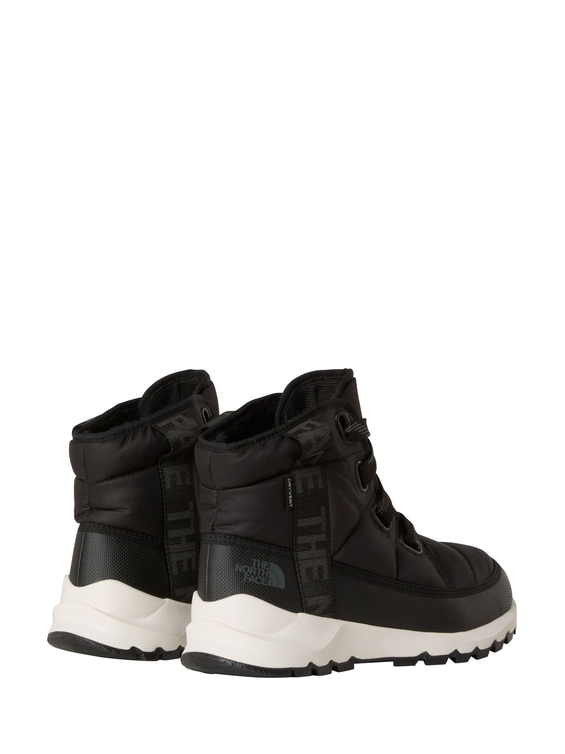 Buy The North Face Black Thermoball Luxe Lace Up Snow Boots from
