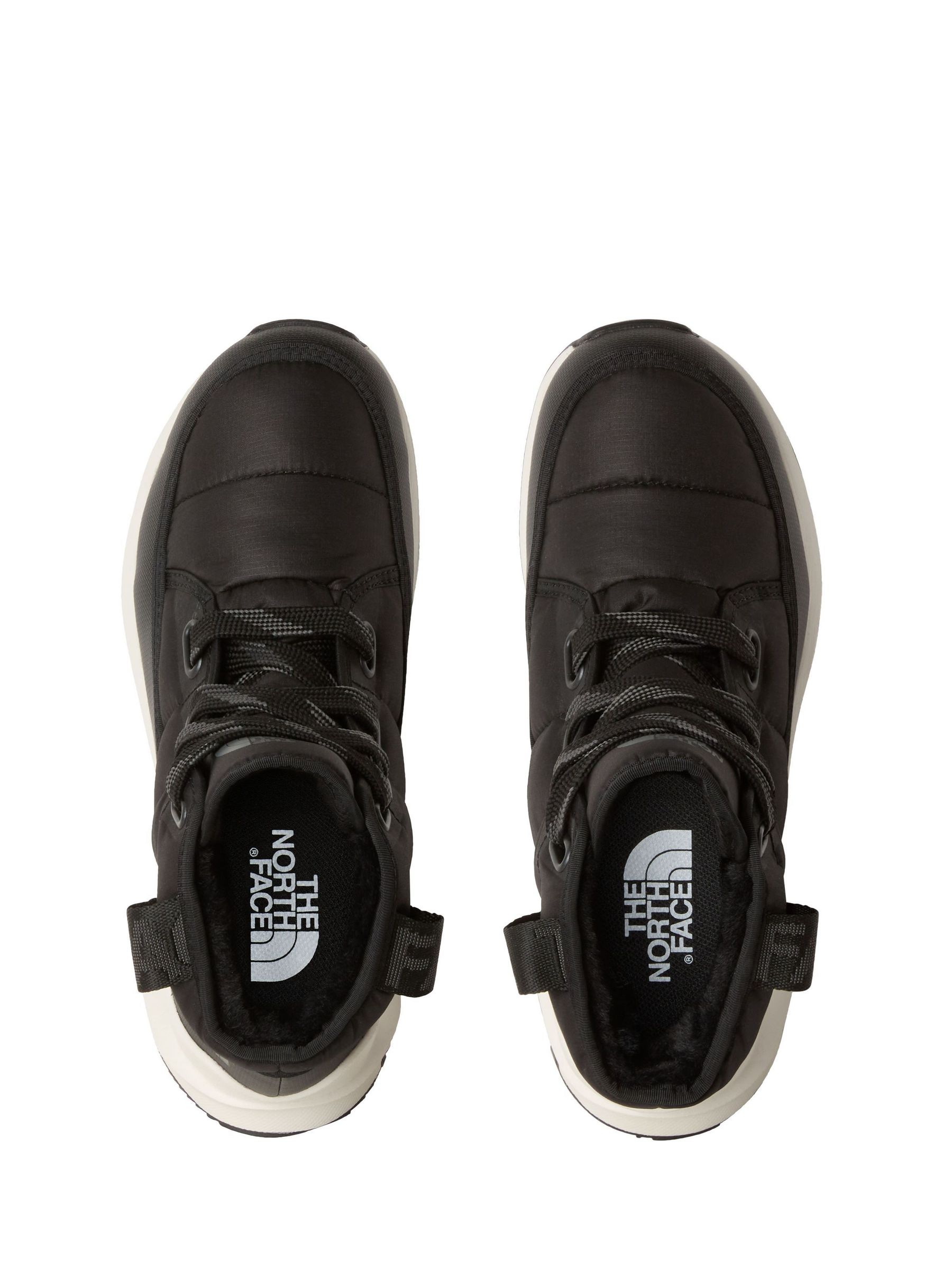 Buy The North Face Black Thermoball Luxe Lace Up Snow Boots from