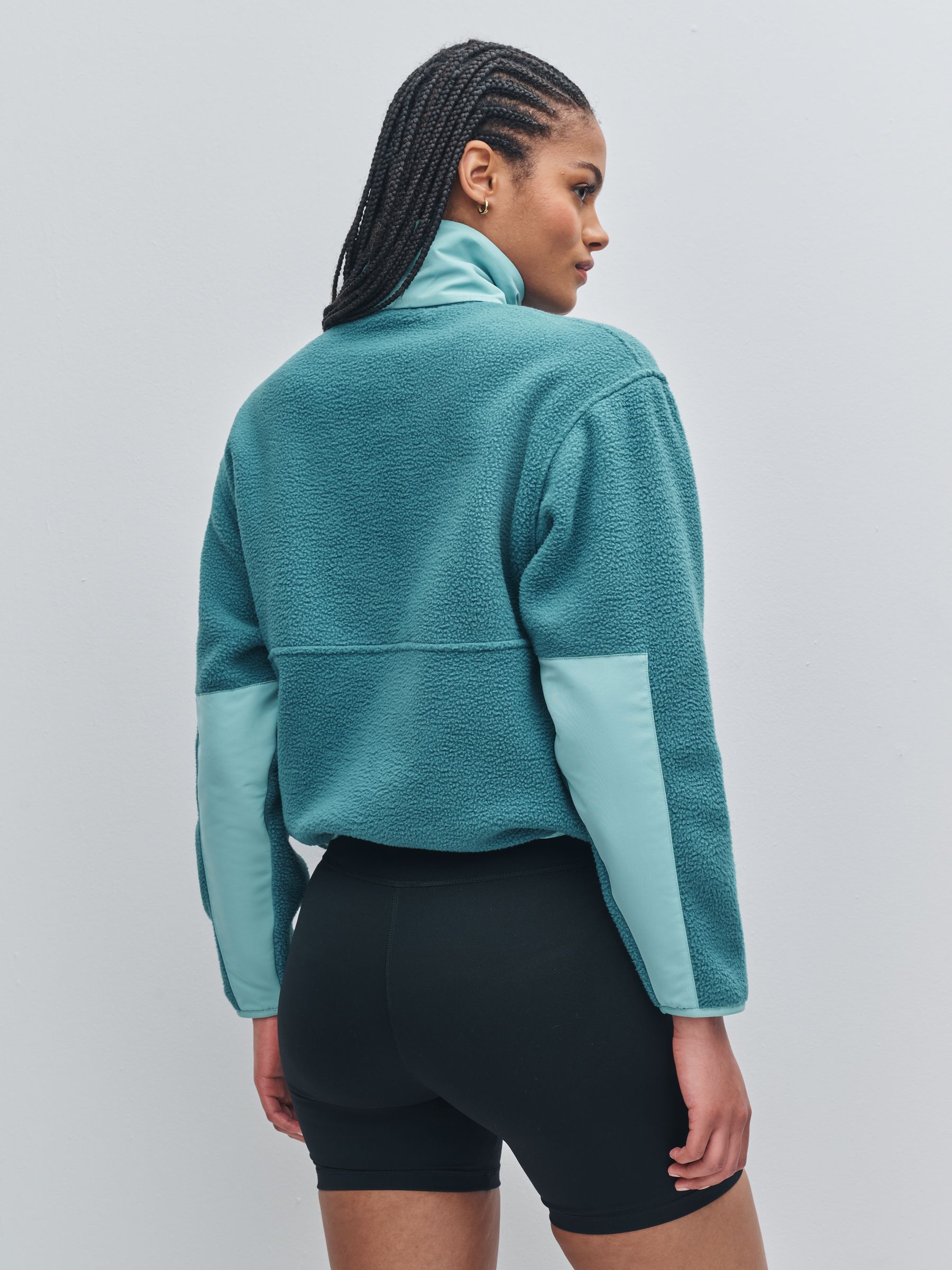 Buy The North Face Blue Yumiori Off Peak Quarter Zip Fleece from