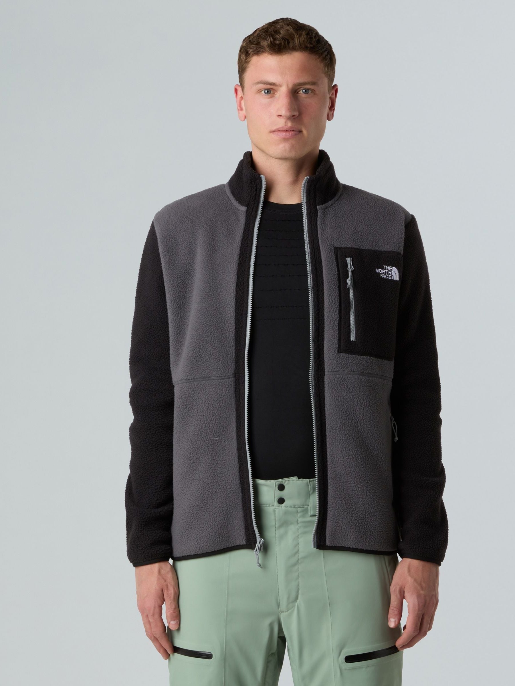 Buy The North Face Grey/Black Yumiori Full Zip Fleece from Next USA