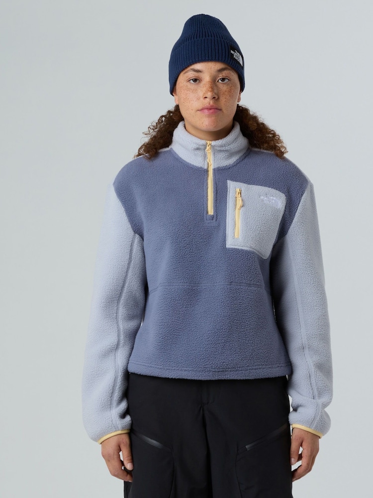 The North Face Blue Yumiori 1/4 Zip Fleece - Image 1 of 4