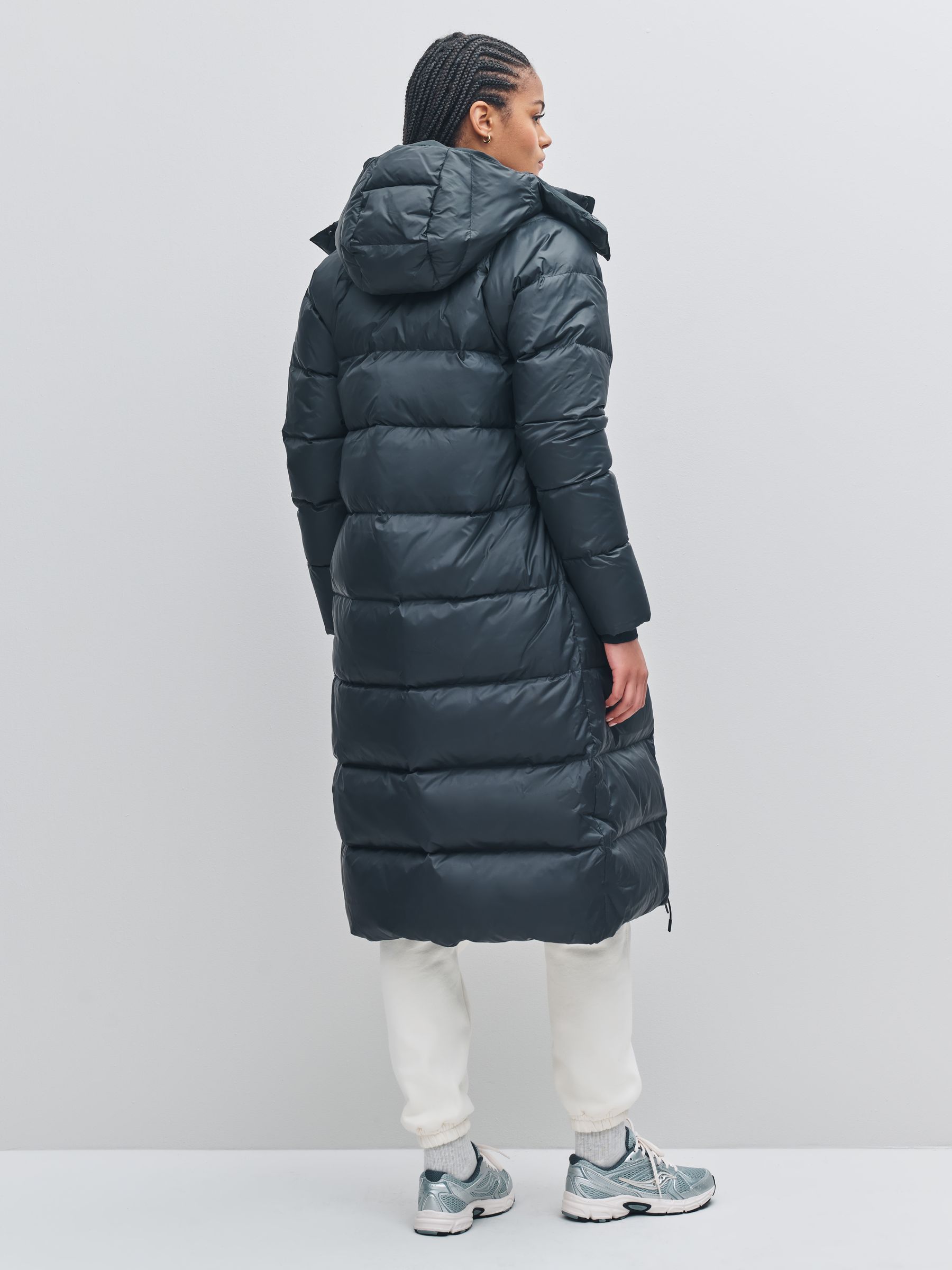 Buy The North Face Black Hydrenalite City Long Down Hooded Puffer