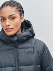 The North Face Black Hydrenalite City Long Down Hooded Puffer Parka Jacket - Image 5 of 7