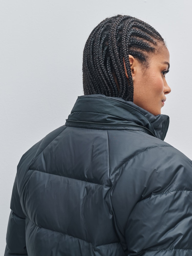 The North Face Black Hydrenalite City Long Down Hooded Puffer Parka Jacket - Image 7 of 7