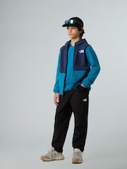 The North Face Blue Glacier Full Zip Hooded Fleece - Image 3 of 6