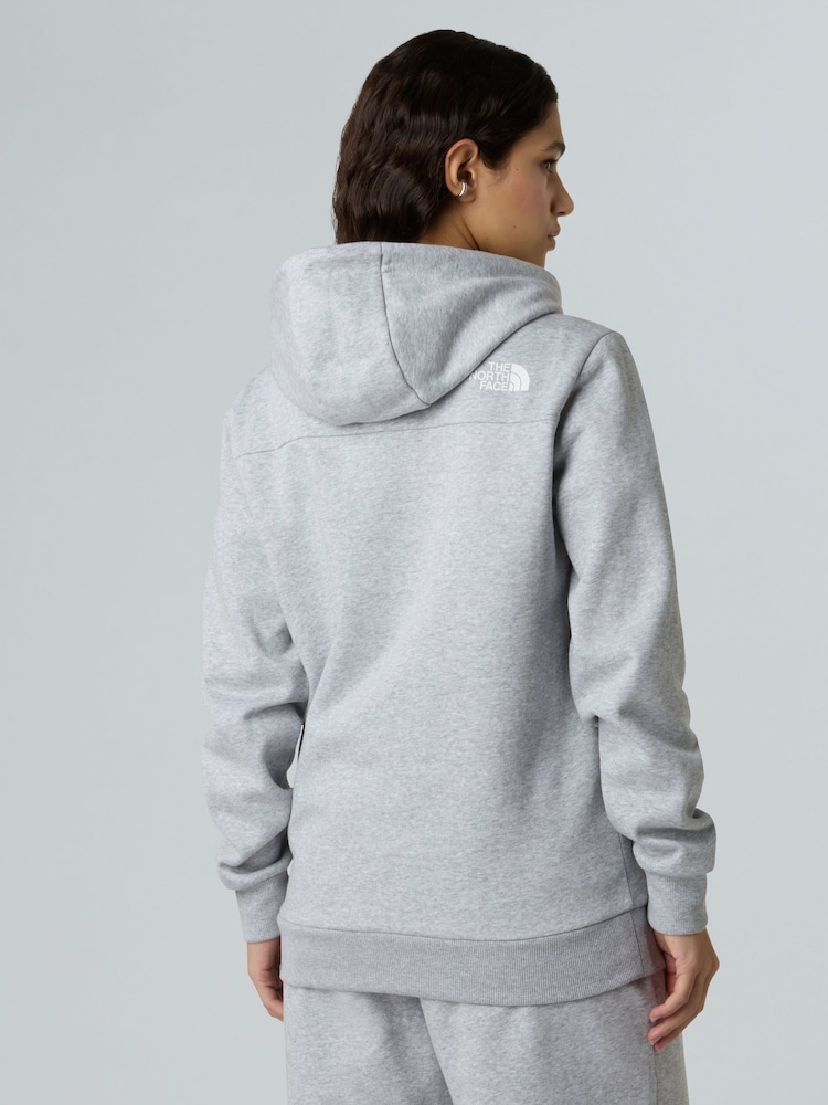 The North Face Grey Simple Dome Hoodie - Image 2 of 4