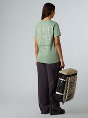 The North Face Green Relaxed W Connect Short Sleeve Graphic Print T-Shirt - Image 2 of 5