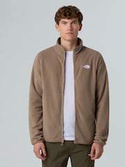 The North Face Brown Full Zip Glacier Fleece - Image 3 of 4
