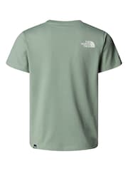 The North Face Green Teen Simple Dome T-Shirt - Image 2 of 2
