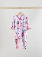 Ecru mit floralem Print - Baby-Schlafanzüge 3 er-Pack (0Monate-2Jahre) - Bild 3 von 12