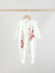 Ecru mit floralem Print - Baby-Schlafanzüge 3 er-Pack (0Monate-2Jahre) - Bild 5 von 12