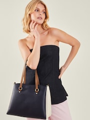 Accessorize Black Colour Block Shoulder Bag - Image 1 of 4