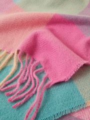 Accessorize Black Woven Colour Block Blanket Scarf - Image 2 of 3
