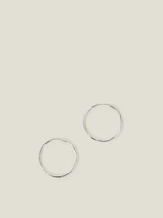 Accessorize Silver Tone Hoop Earrings - Image 1 of 2