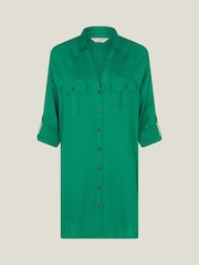 Accessorize Green Long Sleeve Beach Cover-Up Shirt - Image 4 of 4
