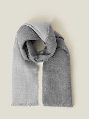 Accessorize Grey Two Tone Blanket Scarf - Image 1 of 2