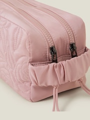 Accessorize Pink Floral Quilted Nylon Make Up Bag - Image 2 of 2