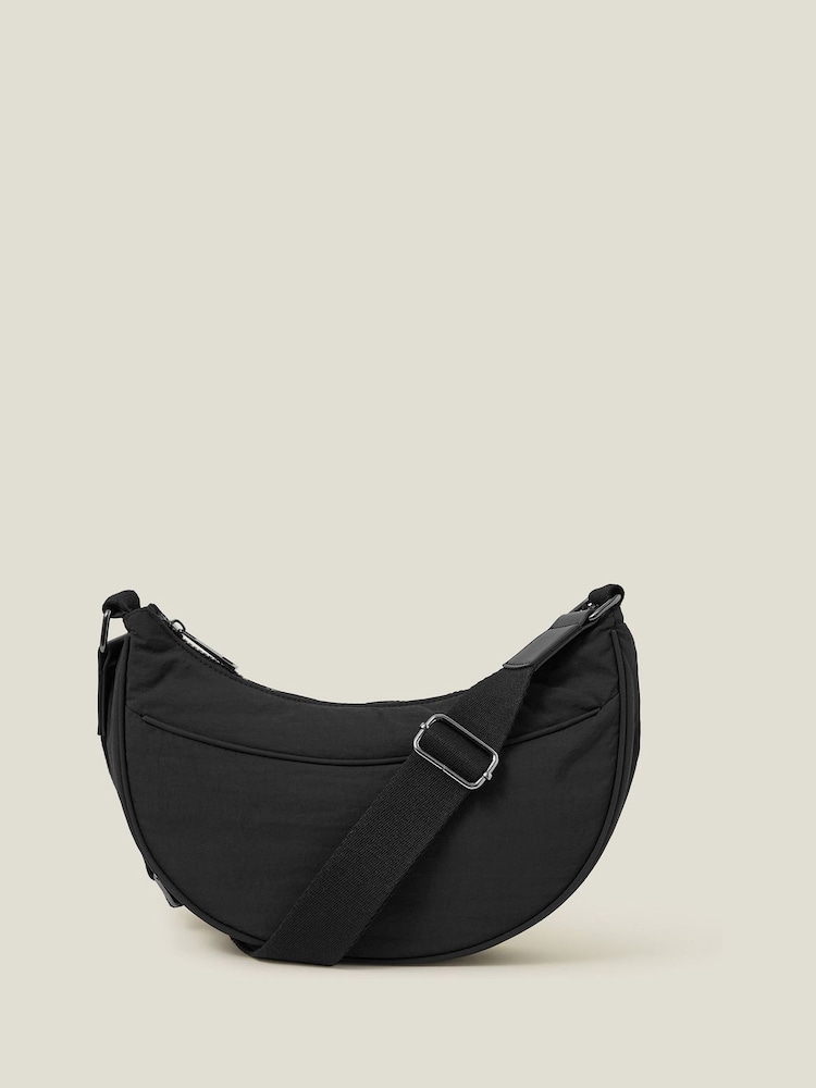Accessorize Black Nylon Cross-Body Sling Bag - Image 1 of 2