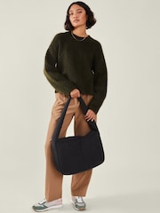 Accessorize rožast vzorec Quilted torba za čez ramo - Slika 3 iz 3