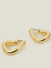 Accessorize 14ct Chunky Molten Hoop uhani - Slika 1 iz 2