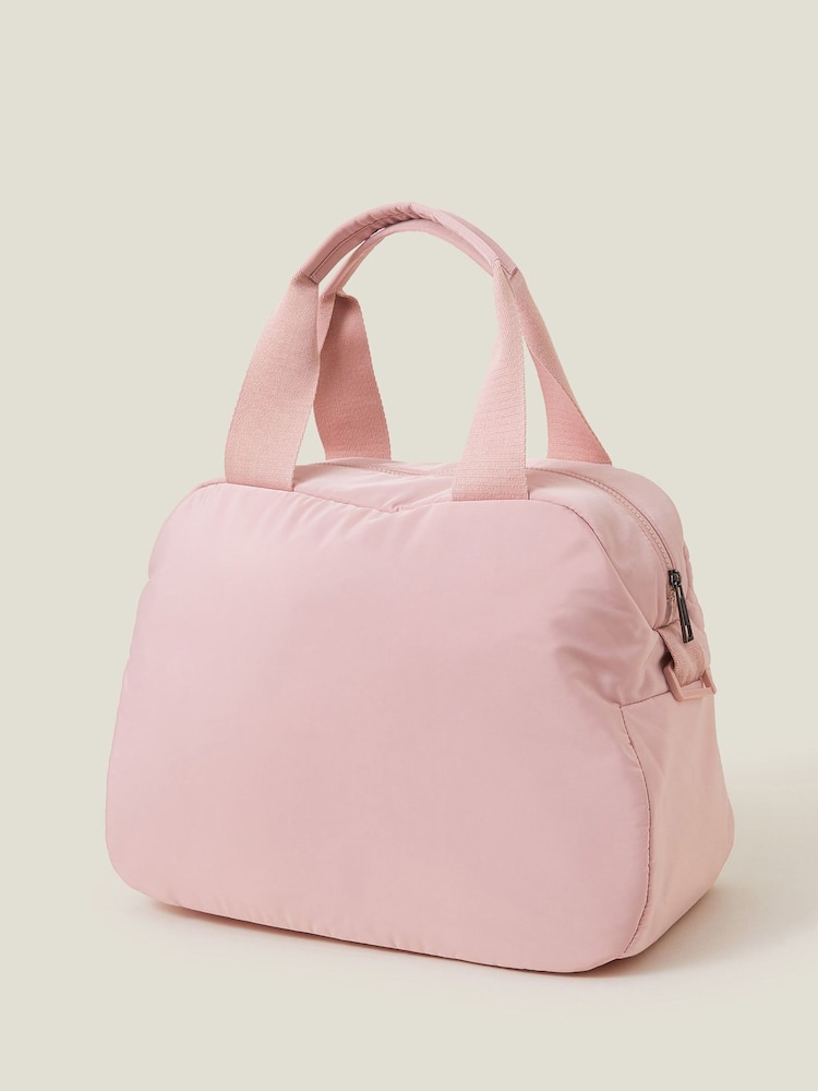 rožnata - Prešita potovalna torba z vzorcem Accessorize rožast - Slika 2 iz 5