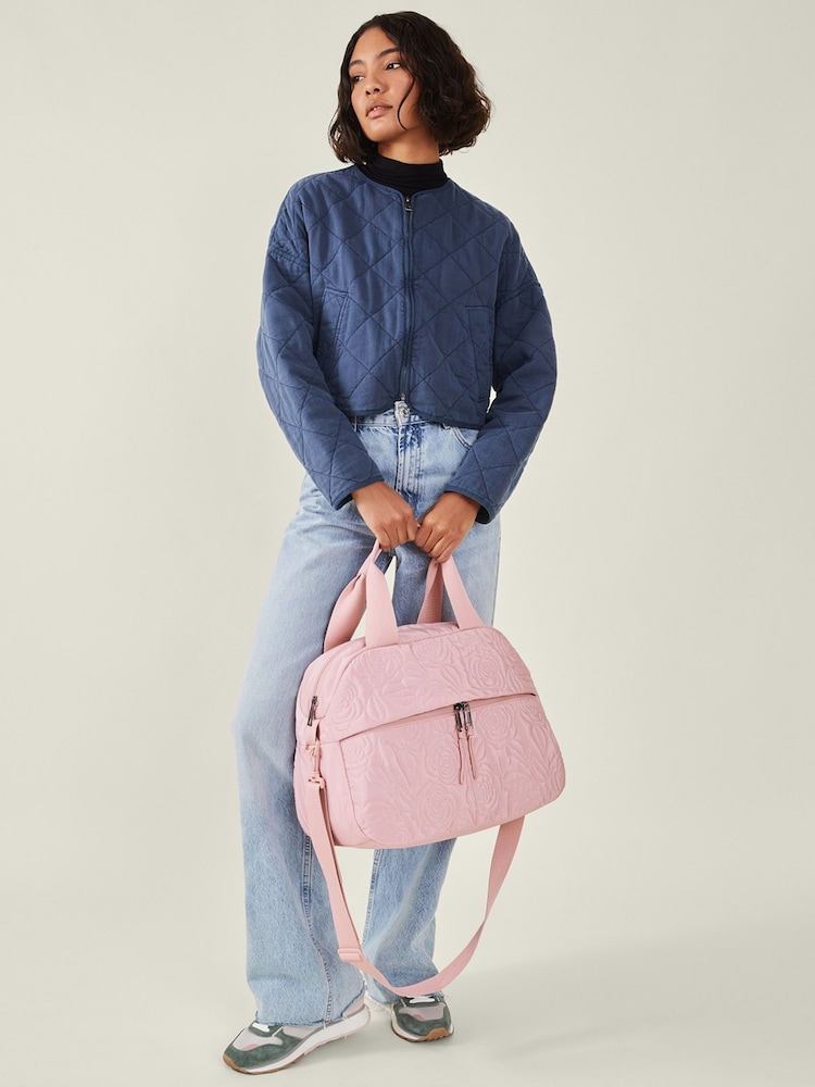 Rosa - Bolsa de viaje acolchada floral de Accessorize - Imagen 5 de 5 Rosa - Bolsa de viaje acolchada floral de Accessorize - Imagen 5 de 5