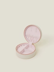 Accessorize Cream Embroidered Medium Jewellery Box - Image 3 of 3