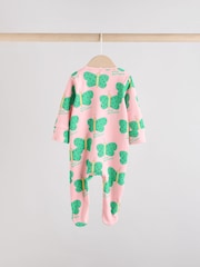 Bright Baby Two Way Zip Sleepsuits 3 Pack - Image 4 of 11