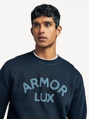 Armor Lux Heritage Logo Crew Neck Sweatshirt - Image 6 of 13