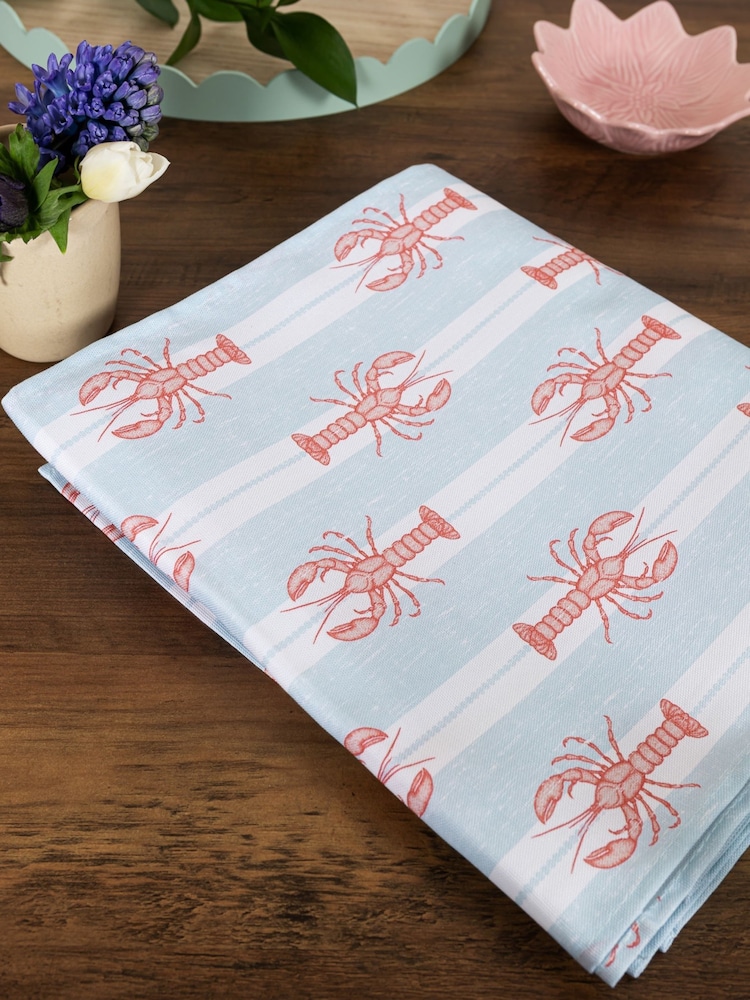 Avalon Home Blue Striped Lobster Table Runner - Image 4 of 6