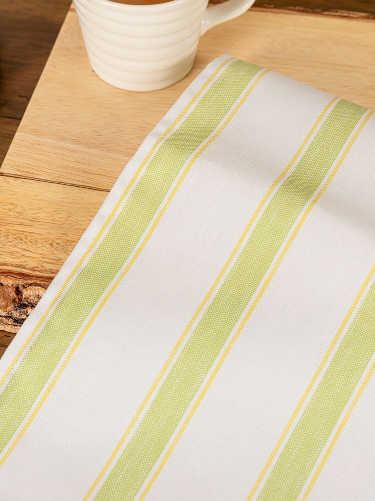 Avalon Home Multi Ticking Stripe Tea Towel - Image 5 of 5