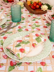 Avalon Home Set of 2 Pink Strawberry Picnic Napkins - Image 6 of 6