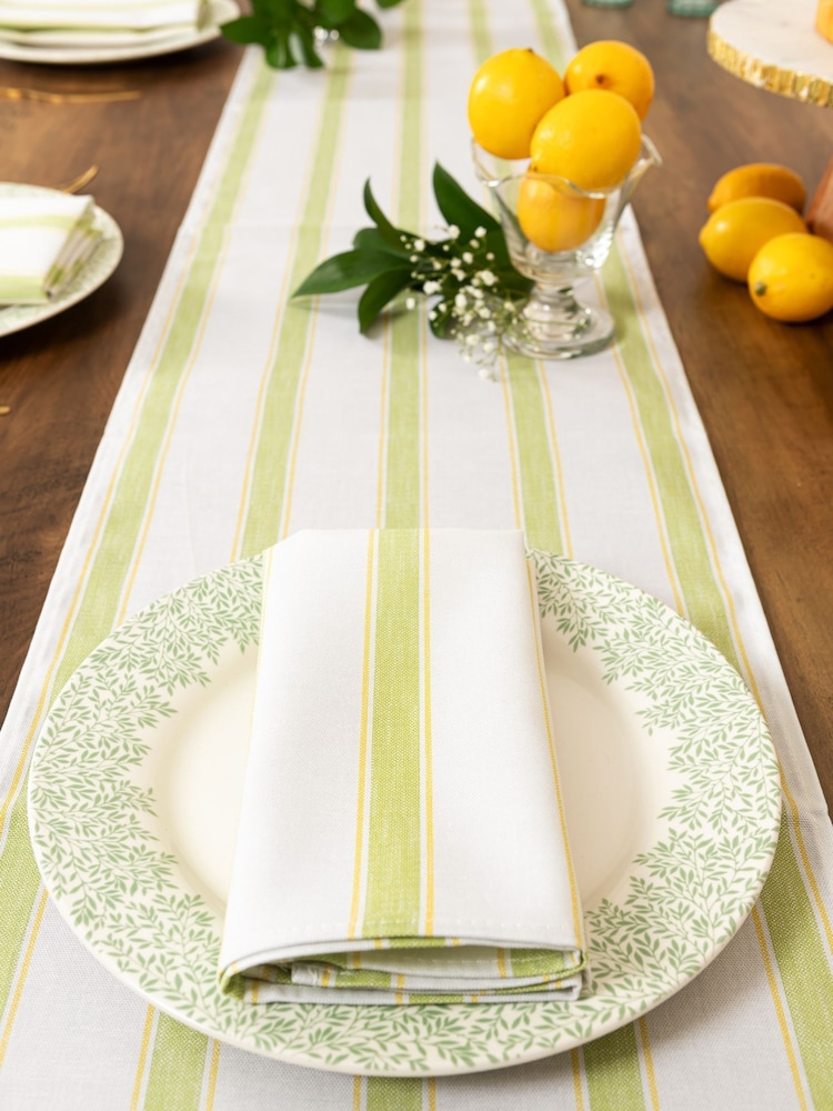 Avalon Home Ticking Stripe Napkins Set of 2 - صورة 5 من 5