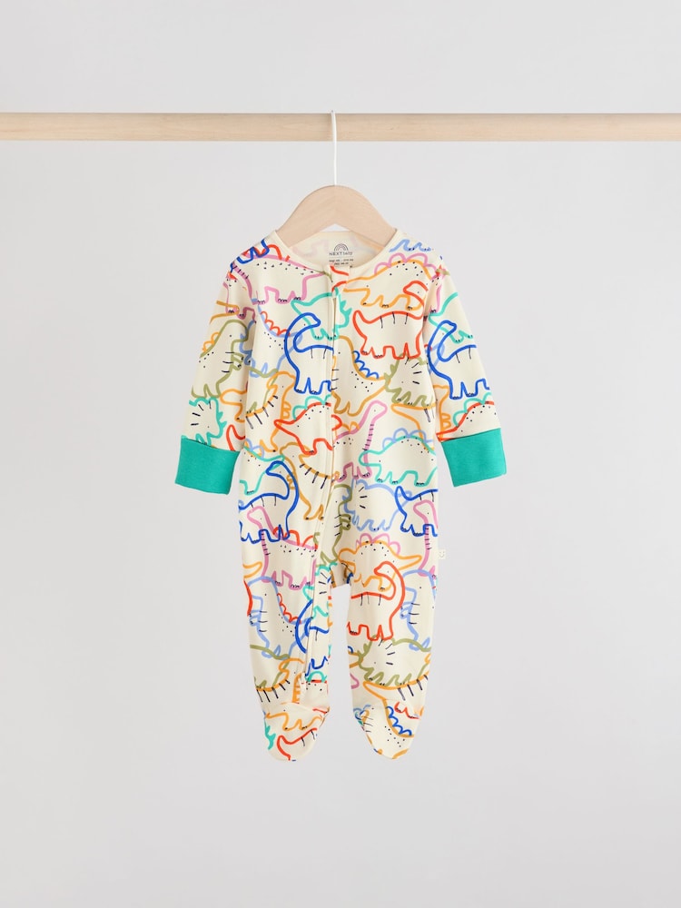 Hell - Baby-Schlafanzug mit 2-Wege-Reißverschluss 4er-Pack (0Monate–2Jahre) - Bild 2 von 11 Hell - Baby-Schlafanzug mit 2-Wege-Reißverschluss 4er-Pack (0Monate–2Jahre) - Bild 2 von 11