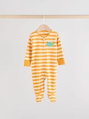 Hell - Baby-Schlafanzug mit 2-Wege-Reißverschluss 4er-Pack (0Monate–2Jahre) - Bild 5 von 11
