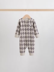 Monochrome Footless Baby Sleepsuits 4 Pack (0mths-2yrs) - Image 7 of 14
