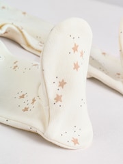 Neutrale Farbe - Baby Sleepsuit, Bodysuit, Beanie and Bib Set 4 Piece (0-9mths) - Bild 10 von 20