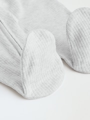 Нейтральный - Baby Two Way Zip Footless Sleepsuits 5 Pack (0-2yrs) - Image 12 of 13