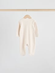 Нейтральный - Baby Two Way Zip Footless Sleepsuits 5 Pack (0-2yrs) - Image 8 of 13
