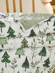 Christmas Scene Reversible Velvet Bedspread - Bild 5 von 6