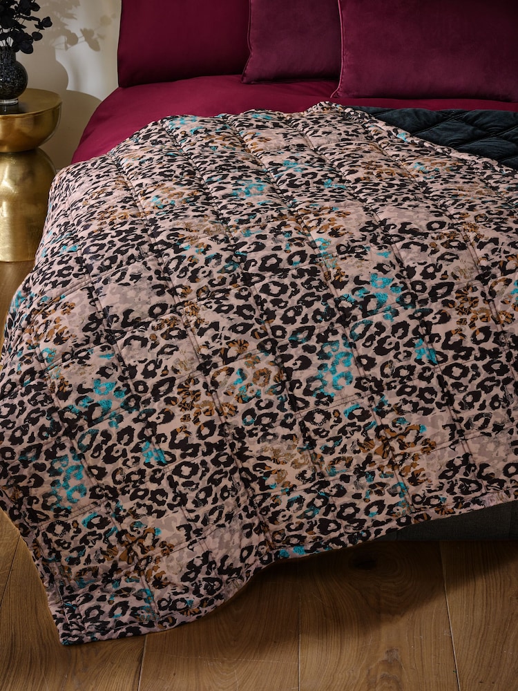 Lustre Velvet Leopard Print Bedspread - Изображение 1 из 3 Lustre Velvet Leopard Print Bedspread - Изображение 1 из 3